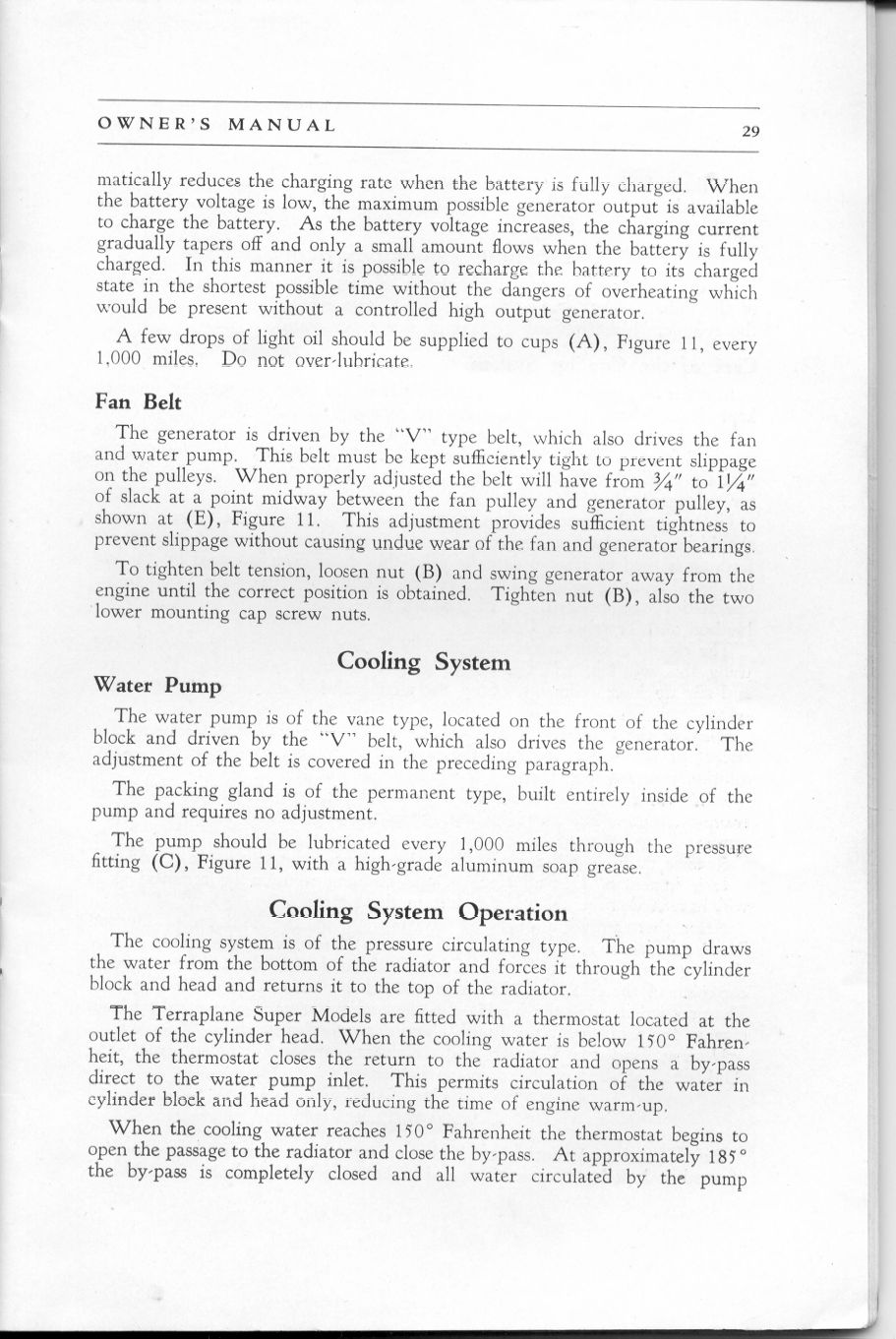 1937 Hudson Terraplane Owners Manual Page 8